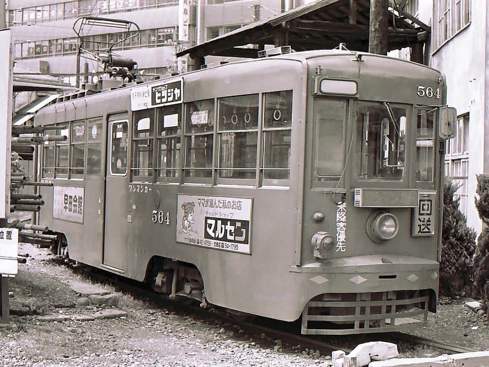 金沢市内線を走っていた車両